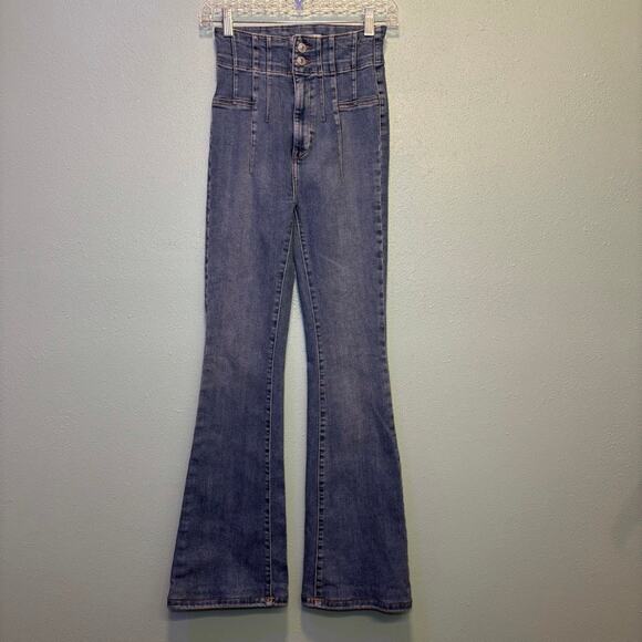 We The Free Denim - We The Free High-Rise Flare Jeans | Size 26 | Inseam 29”